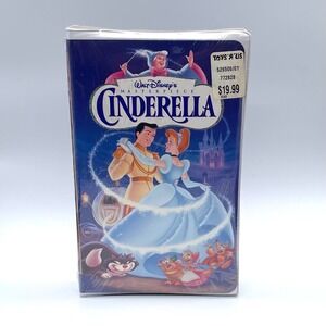Cinderella (VHS Tape, 1995, Walt Disney Home‎ Entertainment) SEALED CLAMSHELL